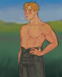 half body (character is not mine, do not use)